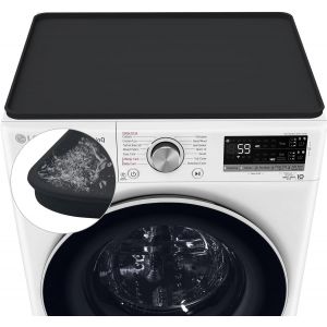 60X60 Housse De Machine À Laver, Tapis Antidérapant En Silicone Pour Machine À Laver Et Sèche-Linge, Coussin De Machine À Laver Pour Buanderie, Plan De Travail De Cuisine¿Noir¿[LAV0414] - Neuf