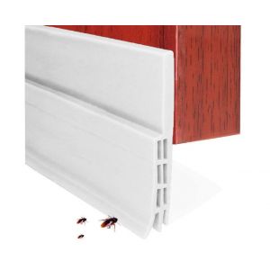 Cale-porte en silicone autocollant pour interstices de 0 &agrave; 28 mm, longueur 1 m - Neuf