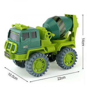 Children's Large Simulation Engineering Vehicle Excavator Mixer Dumptruck Boys Beach Drop-Resistant Toy Car - Neuf