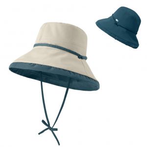 Chapeau Bob Reversible Pour Femme, Protection Uv, Pliable, Large Bord, Ete, Plage - Neuf