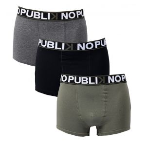Boxer No Publik Homme Confort Et Qualité En Coton -Assortiment Modèles Photos Selon Arrivages- Pack De 3 Boxers 53326 - Neuf