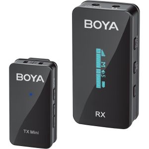 By-Xm6-S1 Mini Micro Lavalier Sans Fil Pour Appareil Photo Reflex Num&eacute;rique/Iphone/Android, Micro Revers 2,4 Ghz Sans Fil Pour Diffusion En Direct Vid&eacute;o Vlog Podcast - Neuf