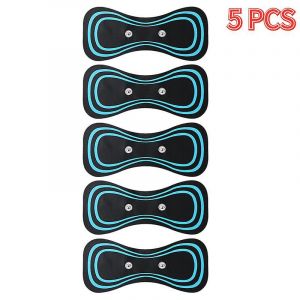 1 &Agrave; 50 &Eacute;lectrodes En Gel Pour Masseur De Cou, &Eacute;lectrostimulateur Musculaire, Patchs De Stimulation Dorsale, Outils De Massage Pour Soulager La Douleur Cervicale Et Dorsale, Lot De 5 - Neuf