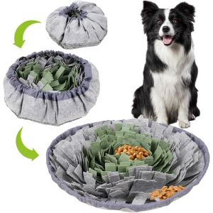 Tapis À Renifler Pour Chien,Robuste Et Durable,Jouet À Renifler Interactif,Pour L'entraînement Des Instincts De Recherche,Jouet Intelligent,Soulage Le Stress Et L'ennui,48 X 48 Cm - Neuf