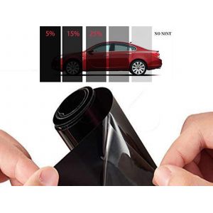 Film teint&eacute; noir pour vitres 3M, transmission de lumi&egrave;re visible (TLV) 25 %, avec outils anti-rayures - Neuf