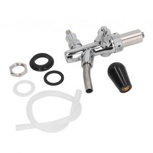 Hjlian Robinet A Biere En Acier Inoxydable, Mini Robinet A Biere Reglable, Robinet Distributeur De Biere Avec Joint En Silicone Et Tuyau Pour Brassage Maison - Neuf