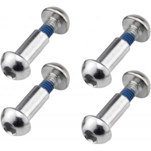 Sept-Goucrro Lot De 4 Vis D'amortisseur Arrière Pour Vtt - 25 À 86 Mm - Vis De Verrouillage À Six Pans Creux M8 (Argent, 50 Mm) - Neuf