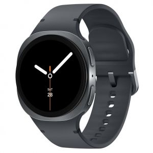 Samsung Galaxy Watch8 - 40 mm - graphite - Montre connect&eacute;e avec bracelet sport - caoutchouc - graphite - taille du bracelet : S/M - affichage 1.34" - 32 Go - NFC, Bluetooth, Wi-Fi - 30 g - Neuf