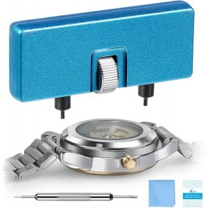 Kalanka-Jorest Kit Changement Pile Montre, Ouvre Boitier Montre Utilis&eacute; Pour Ouvrir Le Couvercle De La Montre En Tournant, Montre Barre &Agrave; Ressort Outil, Film Anti-Rayures, Manuel D'utilisation - Neuf