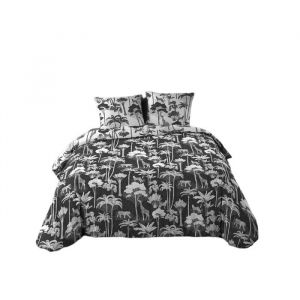 Housse Couette + 2 Taies 220 X 240 Cm Girafe Et Panthere - Neuf