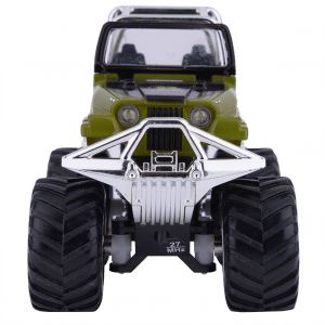 Mini Voiture Telecommandee Tout-Terrain 27 Mhz 4 Canaux (Vert Armee) - Neuf