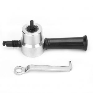 Scie grignoteuse a double tete pour tole, outil de coupe pour perceuse electrique - Neuf