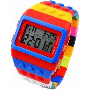 Eryi-Unisexe Arc-En-Ciel De Digital Montre Bracelet - Neuf
