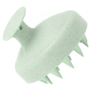 Brosse De Massage Du Cuir Chevelu En Silicone, Portable, Pour La Maison, Lavage Des Cheveux, Shampoing, Exfoliant Pour Le Cuir Chevelu, Vert - Neuf