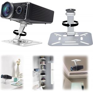 lbgwp60-Support De Projecteur Support De Projecteur Multifonctionnel 360° Support De Projecteur Pivotant Et Réglable En Hauteur Avec Compatibilité Universelle Pour Le Cinéma À Domicile, Le Bureau - Neuf