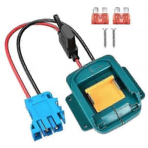 Nouvel Adaptateur De Roue D'alimentation Pour Batterie 18v Avec Fusible De Connecteur De Faisceau De Câbles Pour Roue D'alimentation Peg-Perego 12 Volts - Neuf