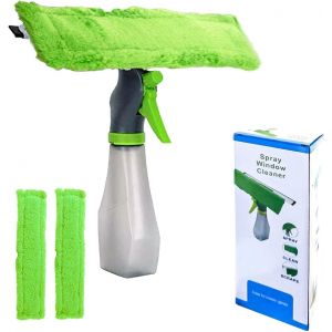 Nettoyant Fenêtres 3 en 1 Raclette Microfibre 200 ml – Efficace et Pratique - Neuf