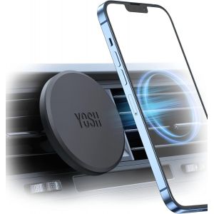 Kalanka-Support Téléphone Voiture Pour Magsafe, Magnétique Porte Téléphone Voiture, Aimant Accroche Smartphone Véhicules Grille Aération Compatible Avec Iphone 16/15/14/13/12 Series & Étui Mag-Safe - Neuf