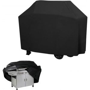 Ulteronixshop-Housse de barbecue imperm&eacute;able et durable, r&eacute;sistante aux d&eacute;chirures, protection contre la poussi&egrave;re, les UV et les d&eacute;chirures, avec sac de rangement (noir) - Neuf