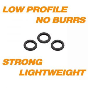 50pcs Mouche P&ecirc;che Tippet Anneau 2/25mm Solide En Acier Inoxydable Humide Nymphe Sec Changement Rapide Anneau De P&ecirc;che Leurre Montage Connecteur - Neuf