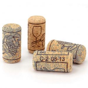 100 Pcs Bouchons De Vin Naturels Bouchon De Li&egrave;ge Droit Premium,Excellent Pour Les Bouteilles De Vin,Bouteilles De Bi&egrave;re - Neuf