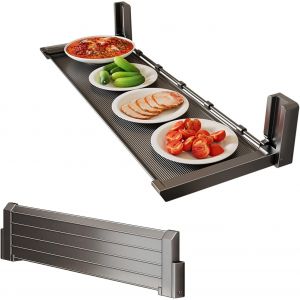 Cauc-Shelf,39cm, &Eacute;tag&egrave;re Murale Pliable En Aluminium Pour Salle De Bain, Gain De Place, &Eacute;tag&egrave;re De Rangement Pour Salon, Cuisine, Salle De Bain - Neuf