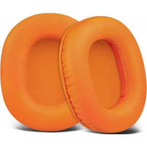 KAL-Mousse Coussin Coussinets Pour Audio Technica Ath M50X M50Xbt M50Rd M40X M30X M20X Msr7 Sx1 Monitor Casque Audio, En Cuir Protéiné Plus Doux, En Mousse À Mémoire De Forme Haute Densité - Neuf