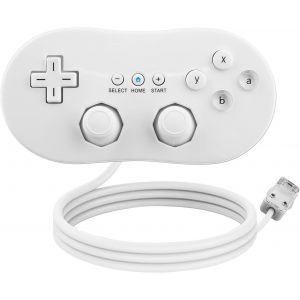 Manette de Jeu Classique Filaire pour Nintendo Wii Remote console Jeu vid&eacute;o Couleur Blanc - Neuf