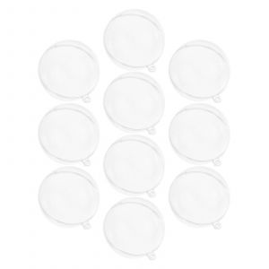 Claire Remplir les Boules 50Pcs Pour la D&eacute;coration d'Arbre de No&euml;l des Projets de BRICOLAGE de Vacances Et des Occasions de Forme Ronde Et d'un Mat&eacute;riau Transparent - Neuf