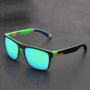 Sports Lunettes De Soleil Polaris&eacute;es Hommes Femmes Vision Nocturne Lunettes De Conduite Carr&eacute; Uv400 C9 - Neuf