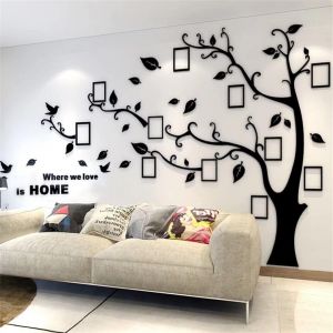 Stickers Muraux Arbre 3D Bricolage Stickers muraux Autocollants muraux Arbre Arts D&eacute;corations pour le Salon Chambre Chambre &agrave; coucher (Noir Gauche,M: 150 * 210CM) - Neuf