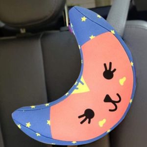 Vert Les Enfants De La Ceinture De Sécurité Pad Voiture De Sécurité À Coussin D'appuie-Tête Neck Pillow Bébé Avion Reste Coussin De Siège De Voiture Doux Harnais D'épaule Amovible - Neuf