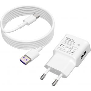 JGD-Chargeur Rapide USB Samsung, pour avec Samsung Galaxy S9 S8 S10 S10+ S20 S20 FE A04S A14 A13 A12 A22 A23 A33 A34 A51 A52 A53 A54 5G A05S, Chargeur Rapide de Rechange d'origine + 2m Type-C (Blanc) - Neuf