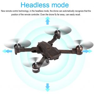 Drone pliable, maintien d'altitude, mode sans tete, helicoptere RC quadricoptere (bronze sans camera) - Neuf