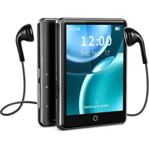 64 Go Lecteur MP3 Bluetooth 5.3 avec écran Tactile de 2,8 Pouces pour Enfants, Haut-Parleur, Radio FM, enregistreur, podomètre, vidéo et Livre électronique Carte mémoire Extensible de 128 Go - Neuf