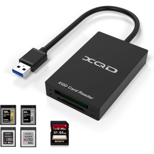 YUHG-Lecteur De Carte Xqd Usb3.0 - Compatible Sony G/M,Lexar 2933X/1400X Et Cartes Sd - Pour Windows/Mac Os - Neuf