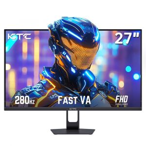 KTC H27E22P - 27" - Moniteur de jeu, panneau VA FAST FHD, 1920 x 1080, rapport de contraste 4000:1, rafra&icirc;chissement &eacute;lev&eacute; 280 Hz, temps de r&eacute;ponse GTG 1 ms, FreeSync et G-Sync, HDR10 - Neuf