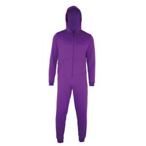 Combinaison - Grenouill&egrave;re Sweat &Agrave; Capuche Enfant - Cc01j - Violet - Neuf