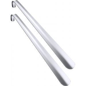 Paquet De 2 Chausse-Pieds En Acier Inoxydable Chausse-Pied &Agrave; Long Manche Avec Prise En Main Confortable Pour Les Personnes &Acirc;g&eacute;es-Yu - Neuf