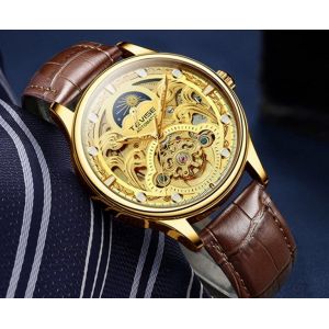 Montre M&eacute;canique Lumineuse &Eacute;tanche T820d Pour Homme Avec Indicateur De Phase De Lune - Neuf