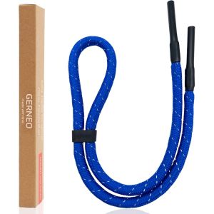 Bande De Lunettes De Sport Flottante Néoprène -Bandes Réfléchissantes - Différentes Couleurs - Réglable Avec Câble -Bande De Lunettes De Sport Imperméable Et Maintien Ferme, Bleu - Neuf