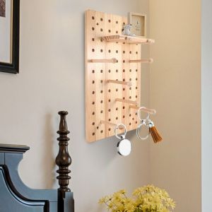 Hjlian Etagere De Rangement Murale Rectangulaire A Suspendre Pour Decoration D'interieur (Etagere De Rangement + Planche De 20 Cm) - Neuf
