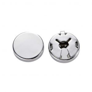 Une Paire De Boutons De Manchette Ronds En Laiton Pour Homme, Boutons De Manchette Pour Chemise De C&iquest;&iquest;R&iquest;&iquest;Monie De Mariage, Argent - Neuf
