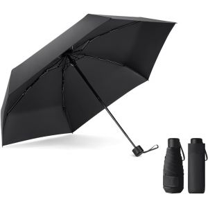 Kalanka-Mini Parapluie - Parapluie De Poche & Parapluie De Voyage & Parapluie Pliant,Ultra L&eacute;ger Mode Compact Portable Anti-Uv,Id&eacute;al Pour Sac &Agrave; Dos/Sac &Agrave; Main/Poche - Neuf