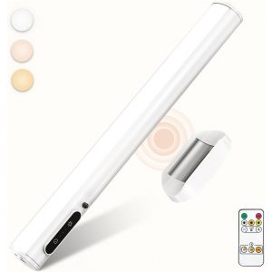 Subzonal-Reglette Led Cuisine Rechargeable Usb, 4000mah Lampe Murale Sans Fil, Barre Eclairage Tableau Magnetique Avec T&eacute;l&eacute;commande, Lumiere A Pile Pour Placard, Interieur, Vitrine, Armoire, Meuble - Neuf