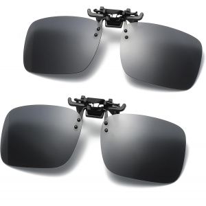 Lot De 2 Paires De Lunettes De Soleil Pour Porteurs De Lunettes De Soleil À Clip Pour Homme Et Femme - Neuf