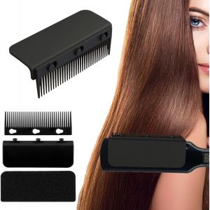 Kal-Fixation De Peigne En Fer Plat À Clipser,Détachable Lissant Peigne À Lisser,Coiffure De Coiffure À Coiffure,Accessoire Peigne Attachement Pour Fer Plat - Neuf