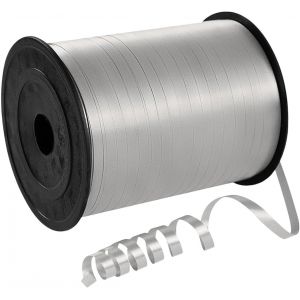 Kal-Ruban Pour Ficelle De Ballon,500 Yard Ruban Bolduc Lisse Paquet Cadeau Argent Rubans Curling Ballon Pour Décoratif Cadeau Accessoire De Décoration&bricolage Et Ballon Mariage Anniversaire Et Noël - Neuf