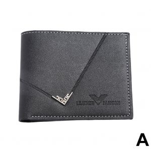 2024 Nouveau Portefeuille Hommes Portefeuille de Cuir d'unit&eacute; centrale - Neuf