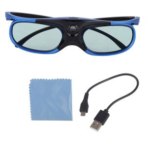 Lunettes 3D universelles a obturateur actif, projecteur 3D DLP Link, lunettes 3D, lentille HD - Neuf
